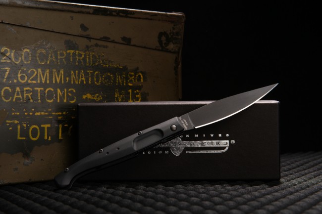 Extrema Ratio RESOLZA 10 Folding Knife, Bohler N690, Aluminum Black - Click Image to Close